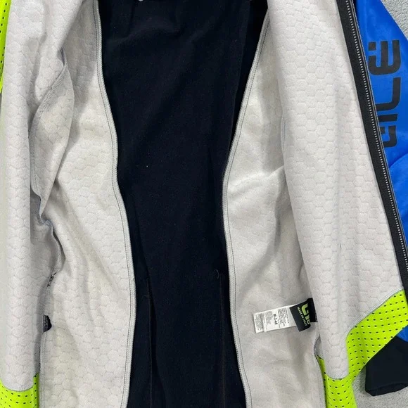 Alé Clima Protection Cycling Nordik Jacket Mens Medium Blue Windproof Racing